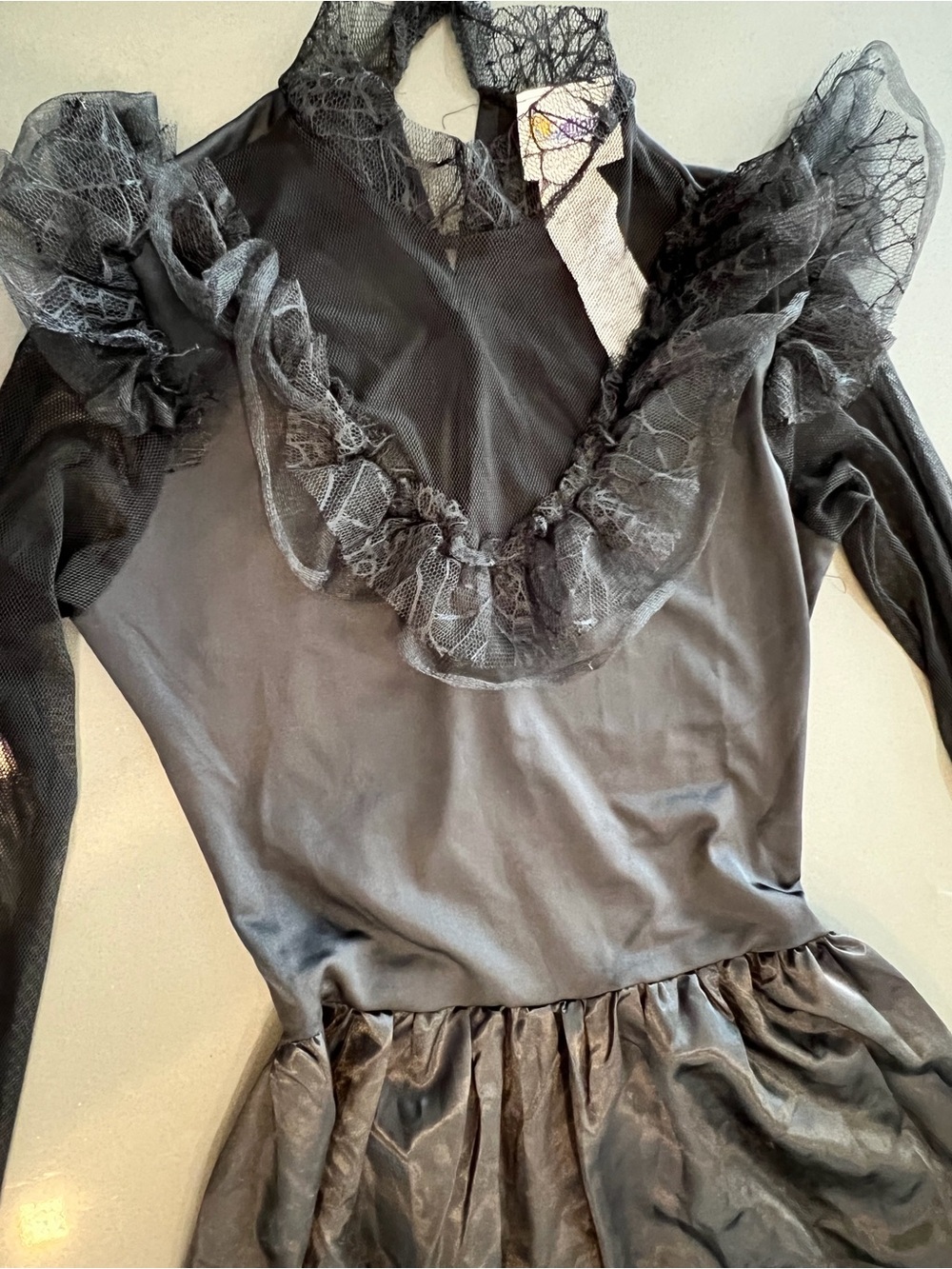 California Costumes Womens Small Dress Veil Dark Dreadful Bride Macabre Horror - Picture 4 of 10